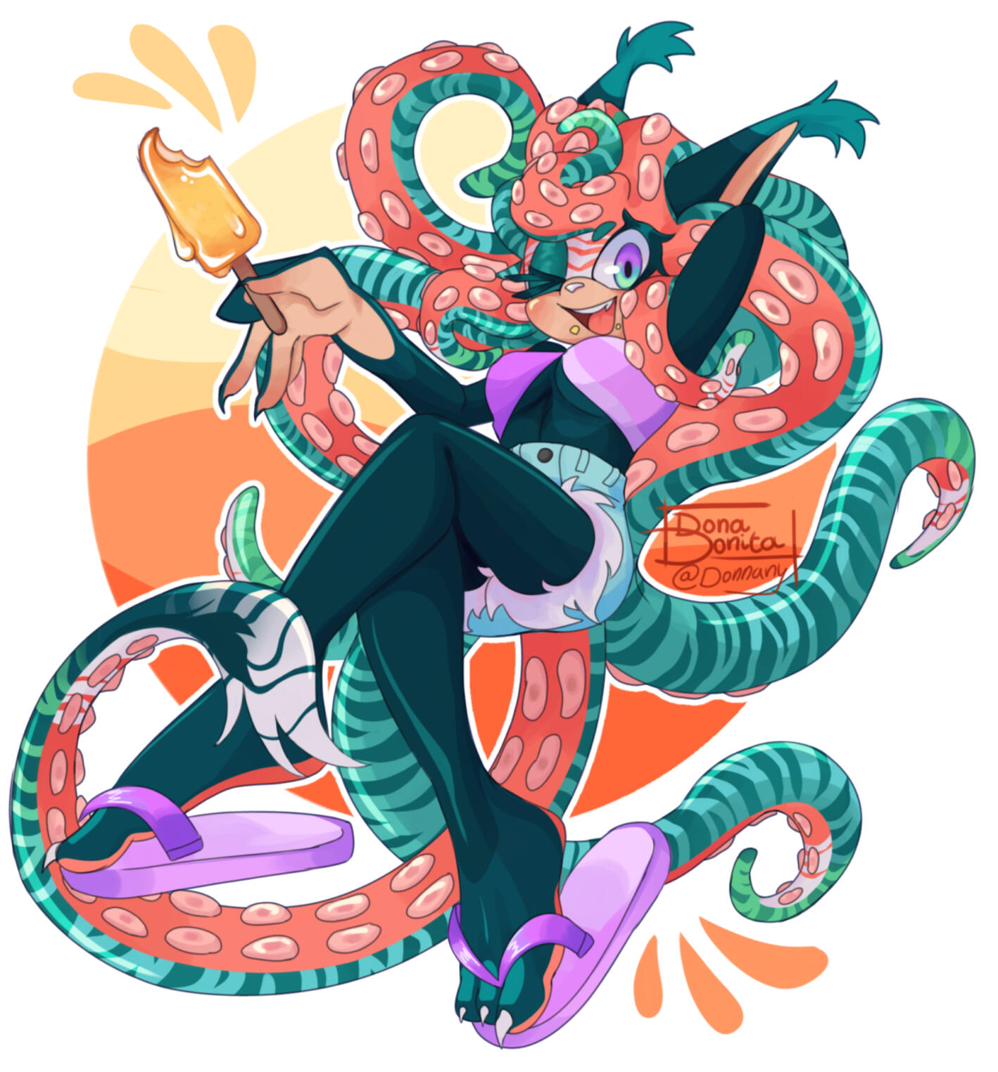 Artfight attack Omorfia-Moria OC from Artfight